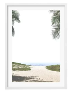 Profile Ocean Escape Art Print A2 White Frame Australian Made