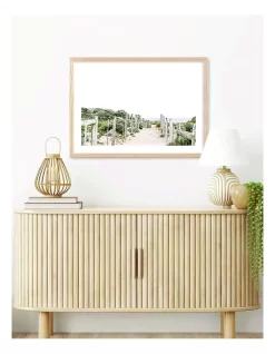 Profile Sandy Path 1 Art Print A2 Australian Made In Natural Frame -Household Items Shop 947760400 4 720x928