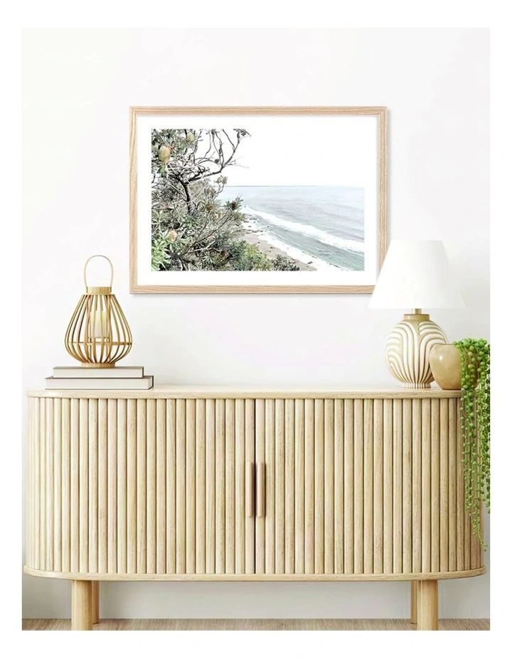 Profile Wategos Banksia View Art Print A3 In Natural Frame 6 Profile Wategos Banksia View Art Print A3 In Natural Frame - Image 4