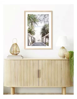 Profile Wategos Beach Stairs Art Print A2 In Natural Frame 9 Profile Wategos Beach Stairs Art Print A2 In Natural Frame -Household Items Shop 947762920 3 1 720x928