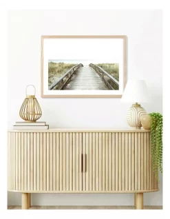 Profile Wooden Beach Path Art Print A2 In Natural Frame Australian Made -Household Items Shop 947763280 4 720x928