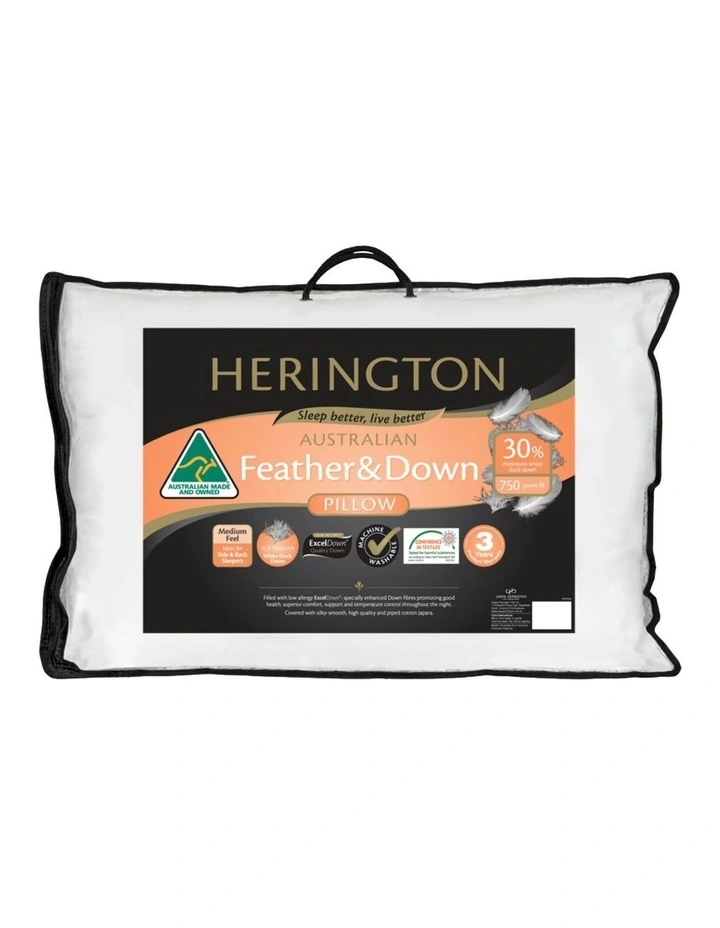 Herington Duck Pillow In White 3 Herington Duck Pillow In White