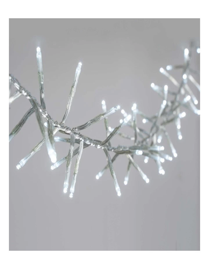 720 LED Cluster Light With Clear Cable In White 3 720 LED Cluster Light With Clear Cable In White