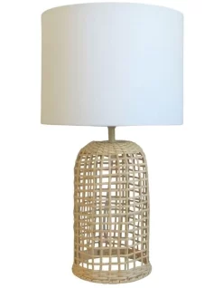 Brizo Rattan Table Lamp