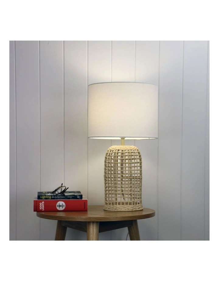 Brizo Rattan Table Lamp 5 Brizo Rattan Table Lamp - Image 3