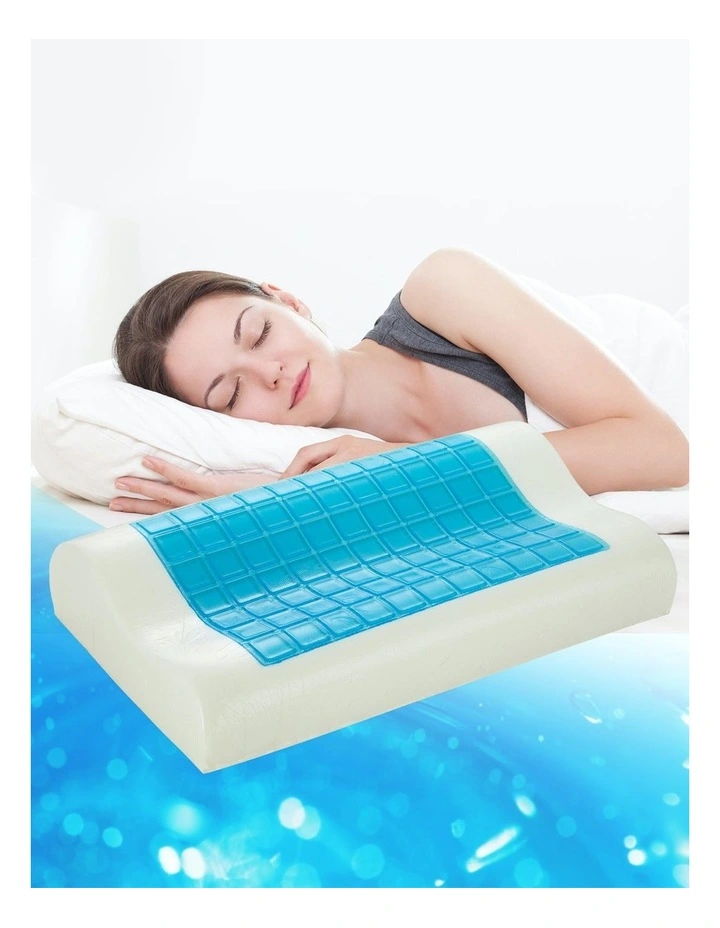 Gel-Infused Contoured Memory Foam Pillow Single Pack 4 Gel-Infused Contoured Memory Foam Pillow Single Pack - Image 2