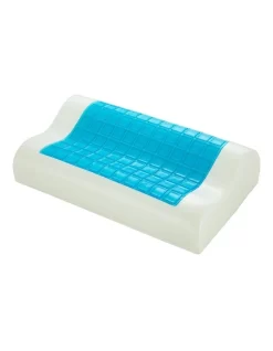 Gel-Infused Contoured Memory Foam Pillow Single Pack 9 Gel-Infused Contoured Memory Foam Pillow Single Pack -Household Items Shop 950986270 4 1 720x928