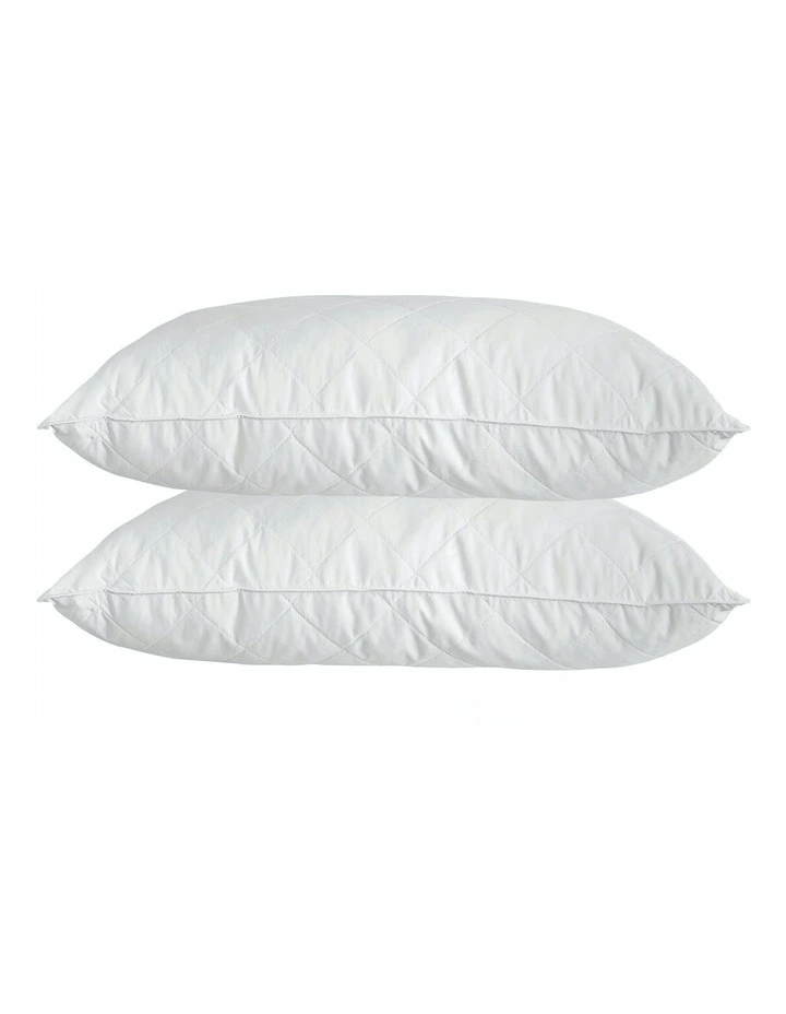 Luxury Quilted Bamboo Pillow Twin Pack 3 Luxury Quilted Bamboo Pillow Twin Pack