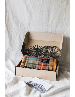 Heritage Collection Recycled Wool Scottish Tartan Blanket In Autumn -Household Items Shop 951297310 4 720x928