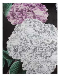 Heritage Hazel Hydrangea Print Cushion 50x50cm In Black -Household Items Shop 951874210 3 720x928