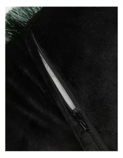 Heritage Hazel Hydrangea Print Cushion 50x50cm In Black -Household Items Shop 951874210 4 720x928