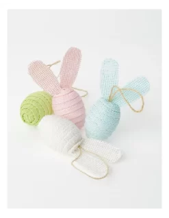 Bunny Egg Ornaments 4-pack 19cm In Multi -Household Items Shop 952156090 5 720x928