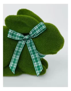 Faux Moss Sitting Bunny 12cm In Green -Household Items Shop 952156540 4 1 720x928