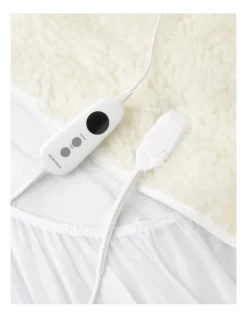 Heritage Australian Wool Electric Blanket In White -Household Items Shop 953500240 3 720x928
