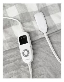 Heritage Check Heated Throw In Charcoal 7 Heritage Check Heated Throw In Charcoal -Household Items Shop 953518870 3 720x928