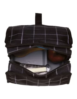 Freezable Lunch Bag In Black Grid -Household Items Shop 954138340 4 720x928