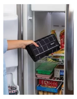 Freezable Lunch Bag In Black Grid -Household Items Shop 954138340 6 720x928