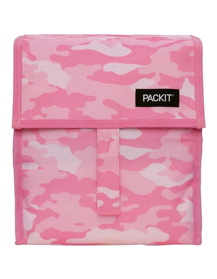 Freezable Lunch Bag In Pink Camo 3 Freezable Lunch Bag In Pink Camo