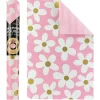 Simson White And Gold Daisies On Pink Roll Wrap -Household Items Shop 954507790 1 720x928