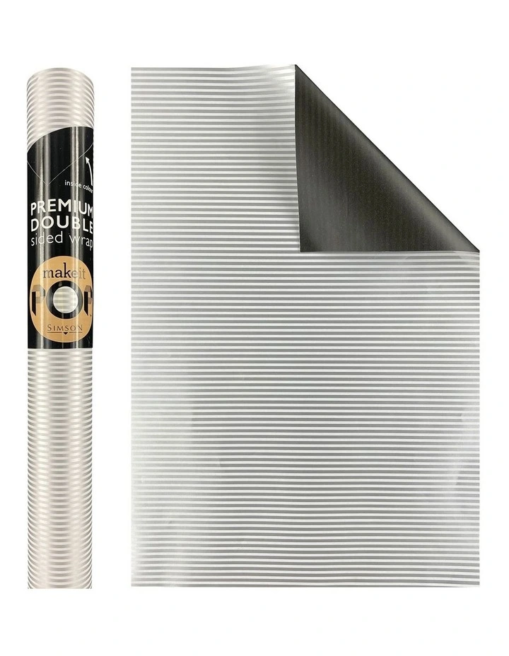 Simson Silver Stripes Roll Wrap 3 Simson Silver Stripes Roll Wrap