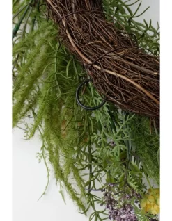 Faux Lavender, Vine & Egg Wreath 46cm In Multi -Household Items Shop 954596980 5 720x928