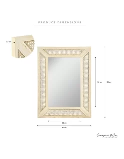 Tropez Mirror In Natural -Household Items Shop 954968590 3 720x928