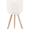 Large Natural Wicker Planter Pot With Stand In White 1 Large Natural Wicker Planter Pot With Stand In White -Household Items Shop 954972010 1 720x928