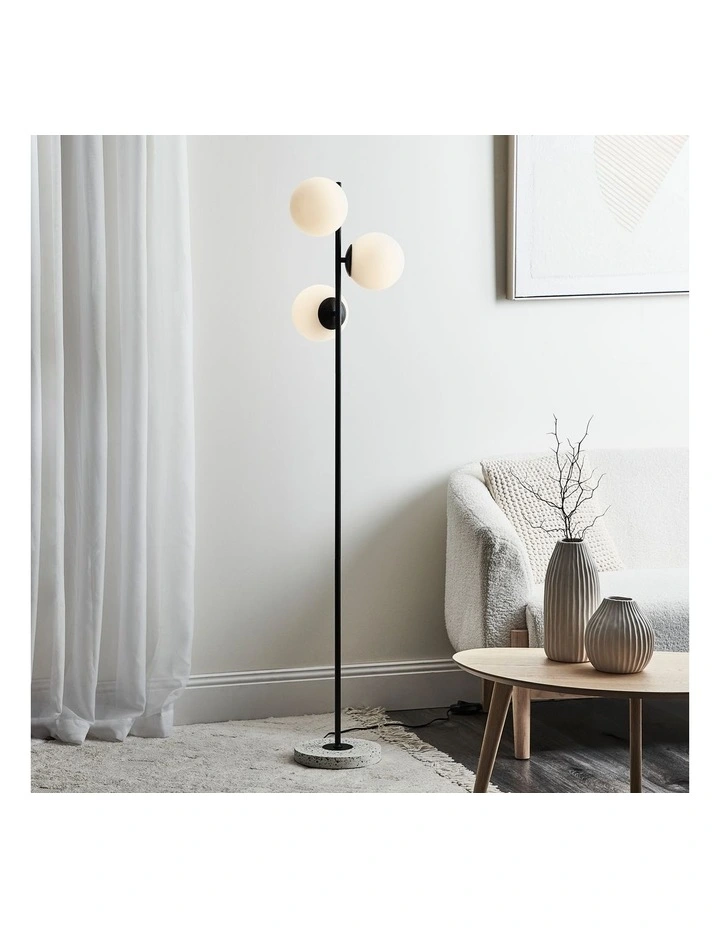 Mateo Floor Lamp 150cm In Black 4 Mateo Floor Lamp 150cm In Black - Image 2