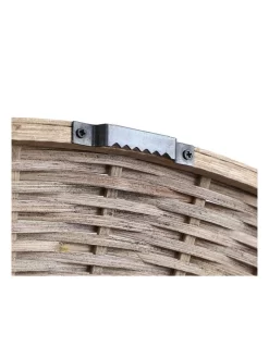 Moonah Round Rattan Wall Mirror 90cm In Natural -Household Items Shop 954974620 7 720x928