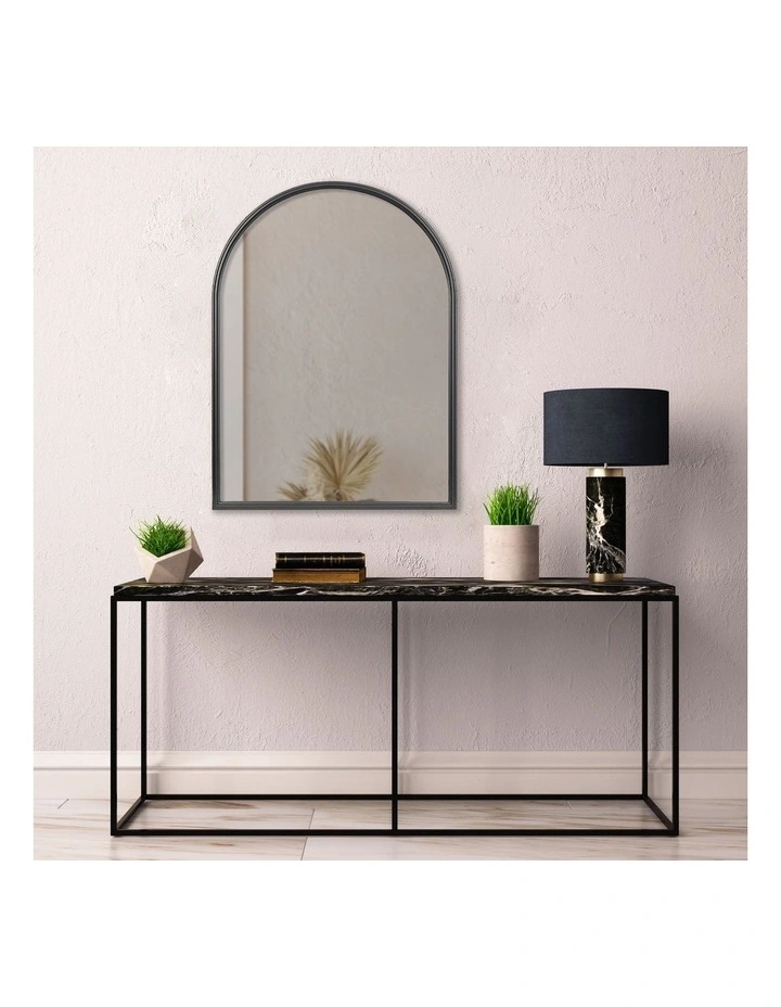 Arc Iron Mirror In Black 7 Arc Iron Mirror In Black - Image 5