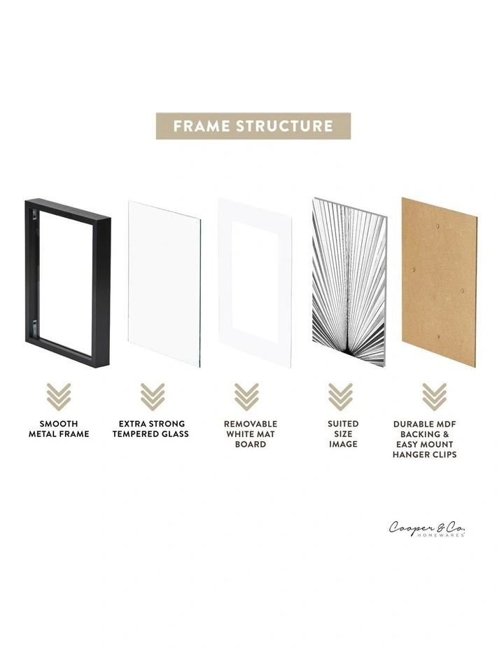 Set Of 2 6x8 Matt To 4x6 Photo Frames In Black 6 Set Of 2 6x8 Matt To 4x6 Photo Frames In Black - Image 4