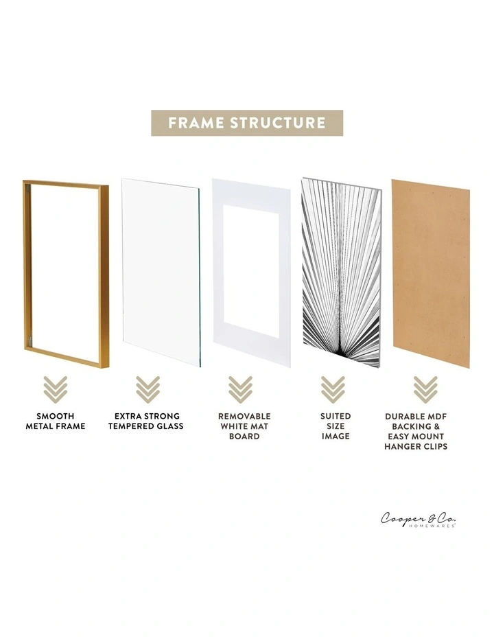 Premium Metallicus Metal Photo Frames 8x10 Matt To 5x7 Set Of 2 In Gold 6 Premium Metallicus Metal Photo Frames 8x10 Matt To 5x7 Set Of 2 In Gold - Image 4