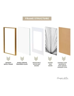 Premium Metallicus Metal Photo Frames 10x13 Matt To 8x10 Set Of 2 In Gold -Household Items Shop 954982540 4 720x928