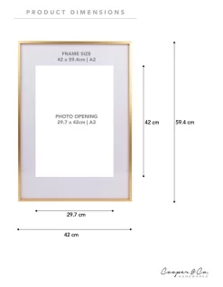 A2 Matt To A3 Photo Frame In Gold -Household Items Shop 954982900 3 720x928