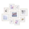 Premium Solid Wood 9 Piece Wall Frame In White