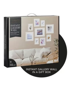 Premium Solid Wood 9 Piece Wall Frame In White -Household Items Shop 954986230 6 720x928