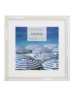 40x40 Mat To 30x30cm Photo Frame In White