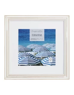 30x30 Mat To 20x20cm Photo Frame In White