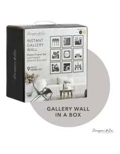 Square Frame Pack Of 9 In Black -Household Items Shop 954987490 6 720x928