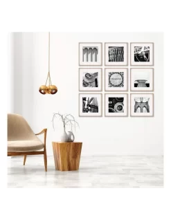 Square Frame Pack Of 9 In Oak -Household Items Shop 954987580 5 720x928