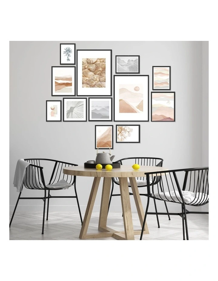 Instant Gallery Wall 12 Piece Frame Set In Black 4 Instant Gallery Wall 12 Piece Frame Set In Black - Image 2