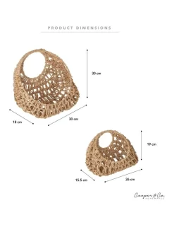 Set Of 2 Hart Wall Plant Holder In Natural -Household Items Shop 954989830 3 720x928