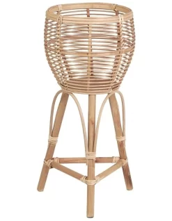 Julian Rattan Planter In Natural