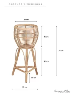 Julian Rattan Planter In Natural 10 Julian Rattan Planter In Natural -Household Items Shop 954990100 3 720x928