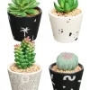 Monnier Artificial Garden Pots Set Of 4 In Multi 2 Monnier Artificial Garden Pots Set Of 4 In Multi -Household Items Shop 954991900 1 720x928