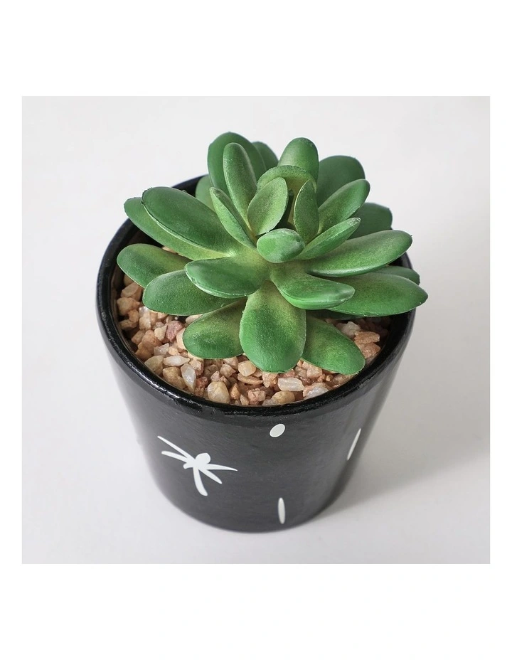 Monnier Artificial Garden Pots Set Of 4 In Multi 7 Monnier Artificial Garden Pots Set Of 4 In Multi - Image 5