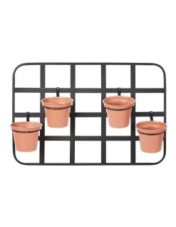 Nova Wall Hanging Planter Pots In Black