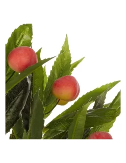 Artificial Peach Tree 50cm In Green -Household Items Shop 955005670 4 720x928