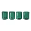 Double Wall Ribbed Glasses Set Of 4 80ml In Green 2 Double Wall Ribbed Glasses Set Of 4 80ml In Green -Household Items Shop 955713520 1 720x928