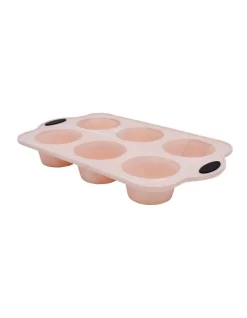 Marble Silicone 6 Cup Muffin Pan In Pink -Household Items Shop 955714330 4 720x928